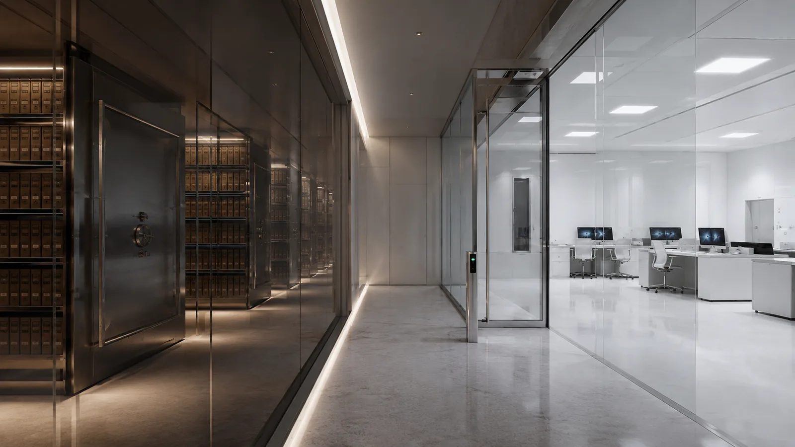 Protected archive and controlled AI workspace